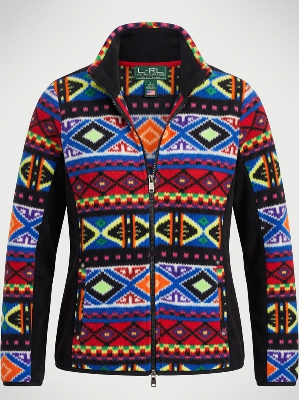 Ralph Lauren Active Women’s Multicolor Aztec-Print Fleece Jacket - gorpcore